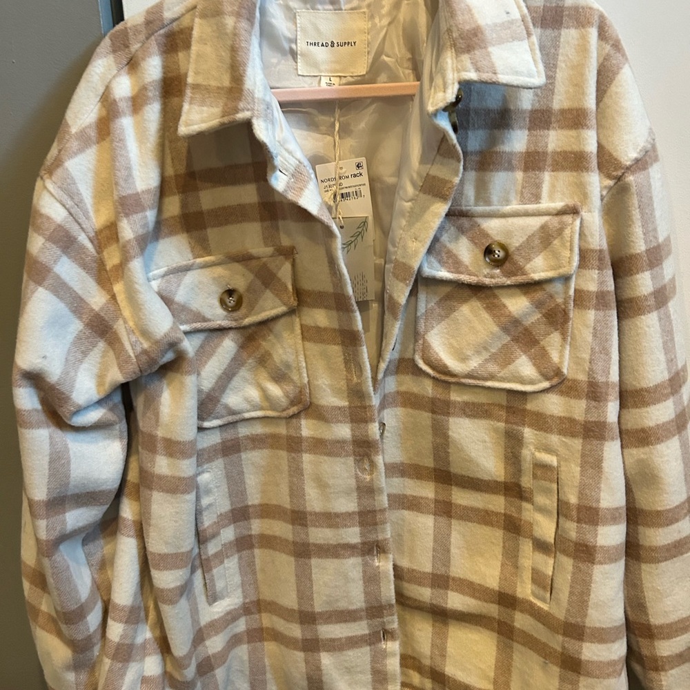Thread & Supply Cozy Striped Coat